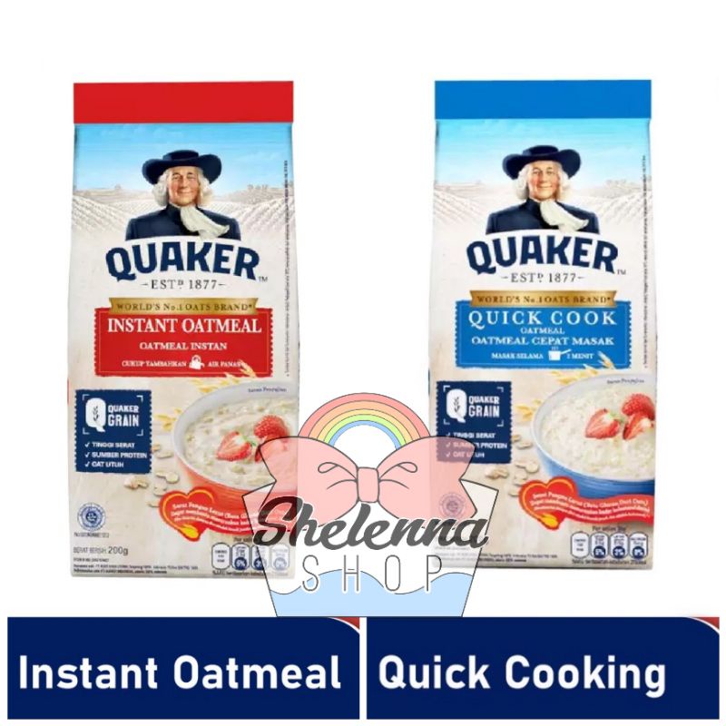 Quaker Instant / Quick Cooking Oatmeal 200gr