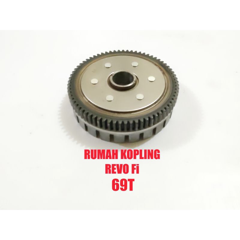 RUMAH KOPLING KOMPLIT ALUMINIUM KAMPAS KOPLING REVO FI INJEKSI REVO FIT