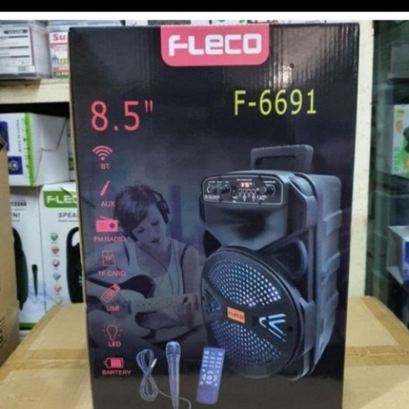 COD Speaker Bluetooth Fleco F-6691 Free mic