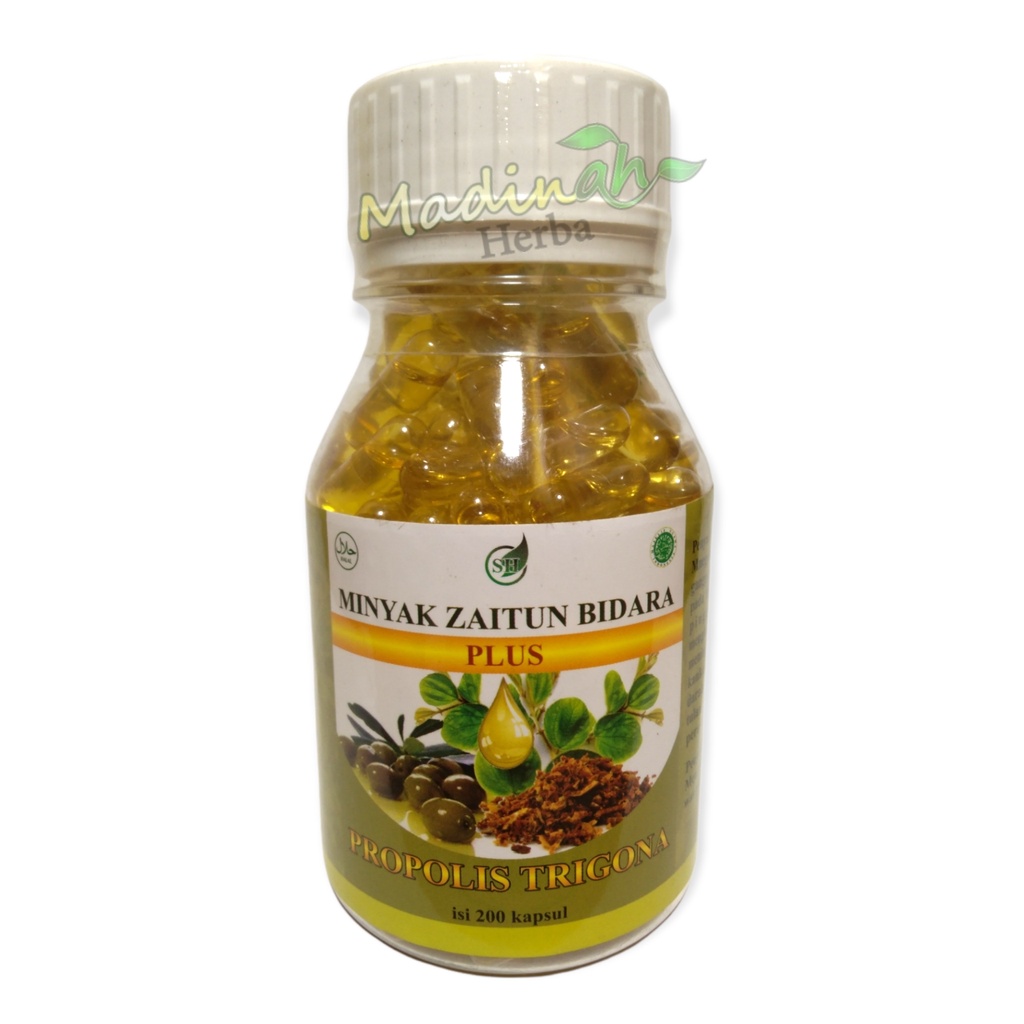 Kapsul Zaitun Bidara Plus Propolis Trigona 200 Kapsul