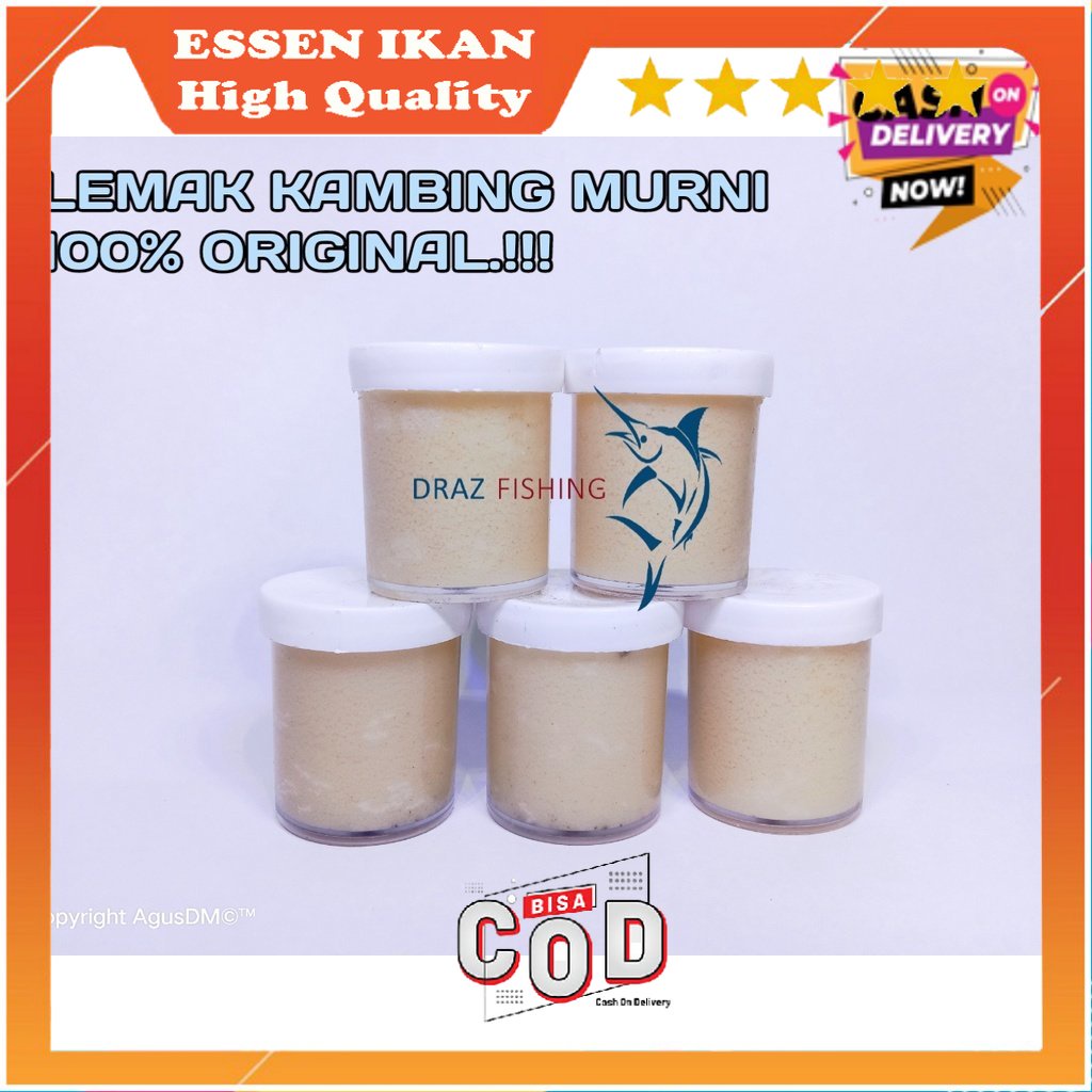 COD UMPAN IKAN LEMAK KAMBING MURNI 100% ASLI UNTUK UMPAN GALATAMA IKAN MAS, LELE, BAWAL, PATIN DLL