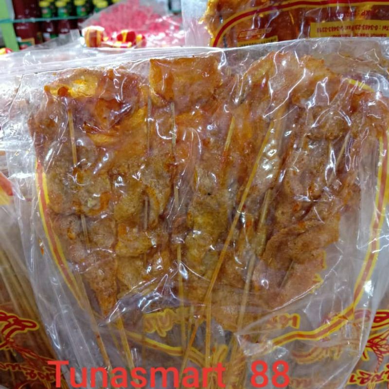 SNACK SATE IKAN PRODUK THAILAND/SATAY FISH THAILAND IMPOR