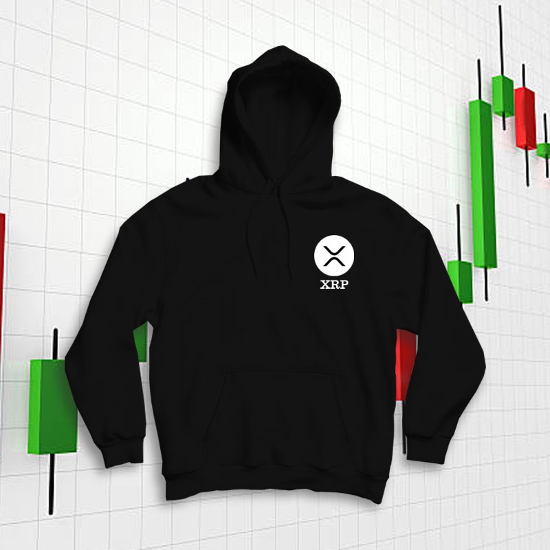 Hoodie Crypto Ripple XRP - Hoodie XRP / Hoodie Jaket Cryptocurrency XRP