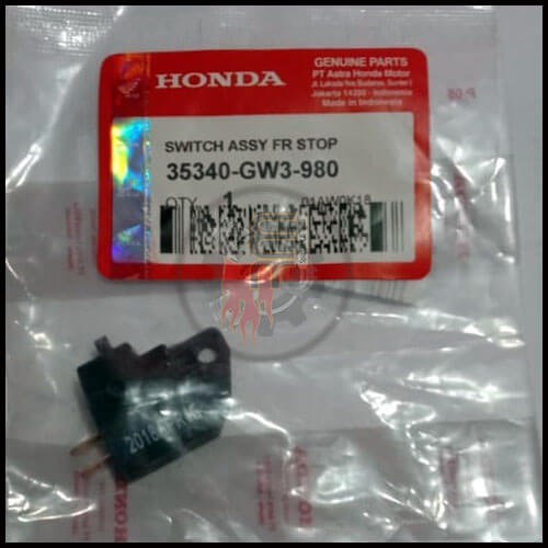 SWITCH SWIT REM DEPAN HONDA BEAT POP ESP-REVO 110-SUPRA X 125 ORGINAL AHM 35340GW3980 35340-GW3-980