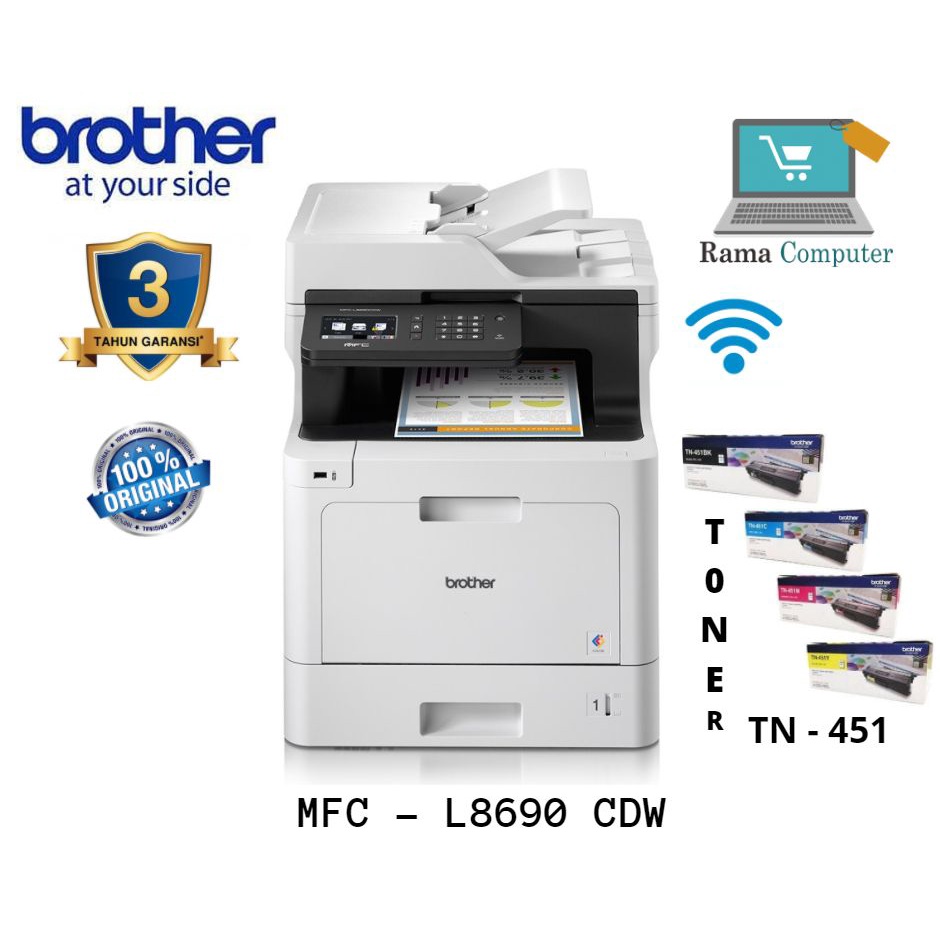 Brother MFC-L8690CDW Printer Laser Multifungsi Warna