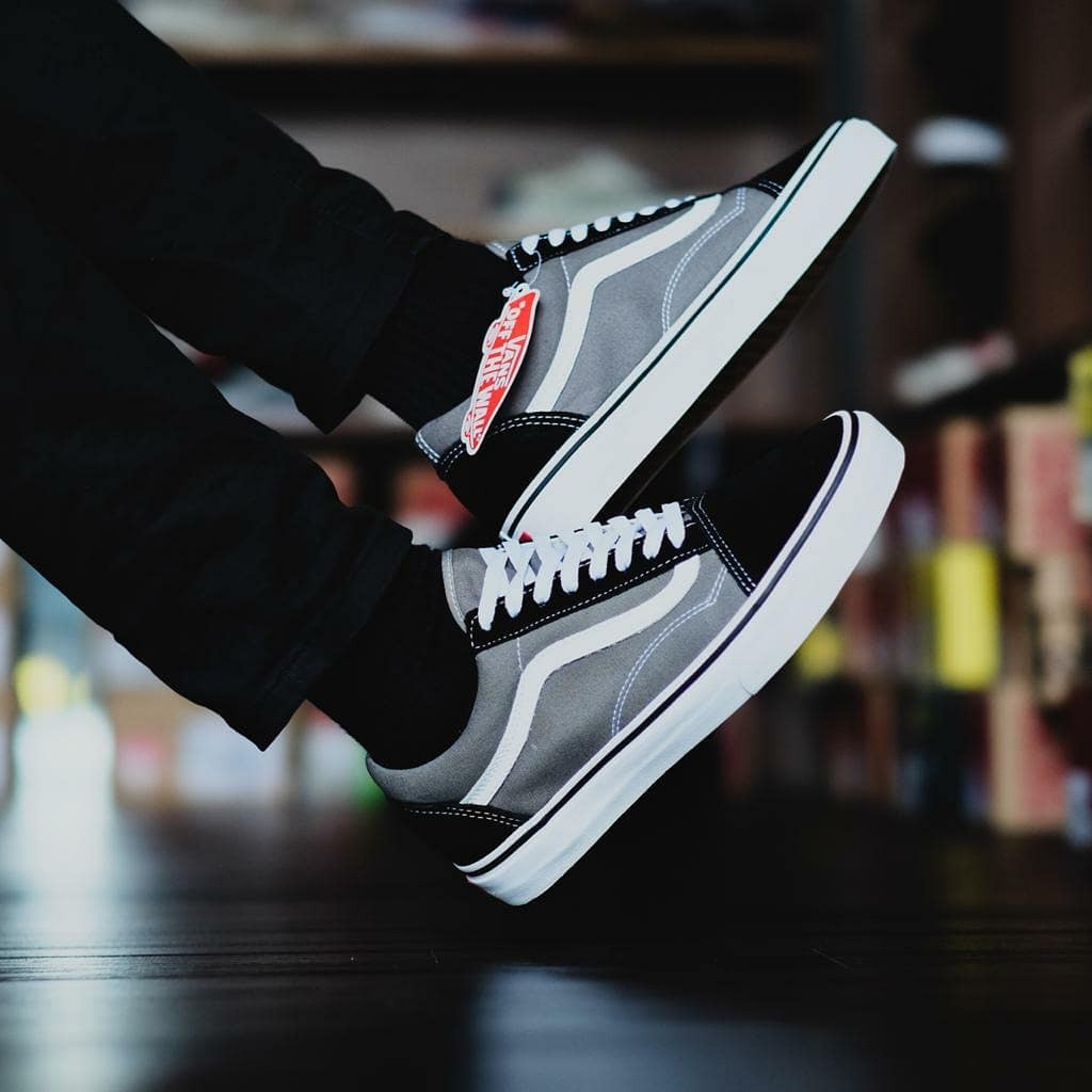Vans Oldskool Velcro Classic Black Pewter