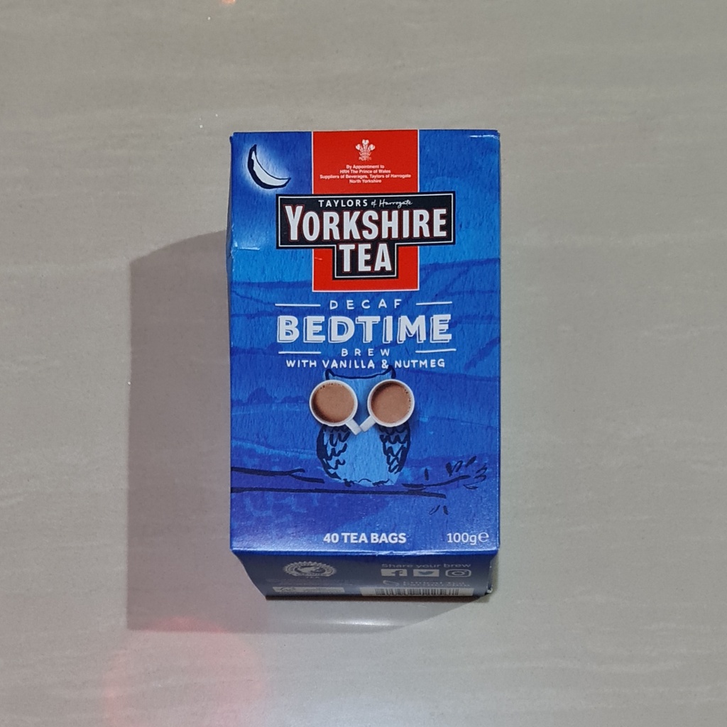 Taylors of Harrogate Yorkshire Bedtime Decaf Brew Tea Bag 40 Tea Bags