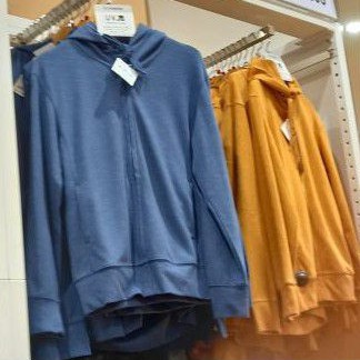 UNIQLO ORIGINAL SALE GARANSI TERMURAH Hoodie Jaket Sweater Polos Pria Wanita Hitam Putih Biru Orange