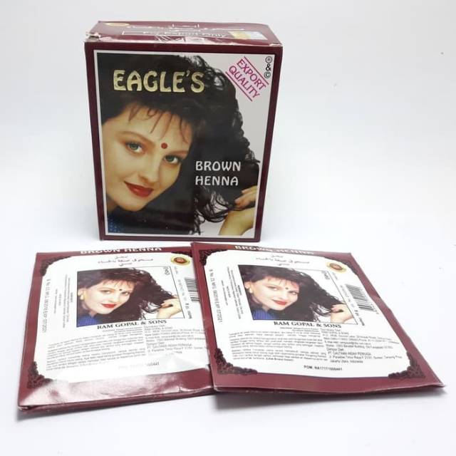 EAGLE'S BROWN HENNA RAMBUT [HARGA 1 SACHET]