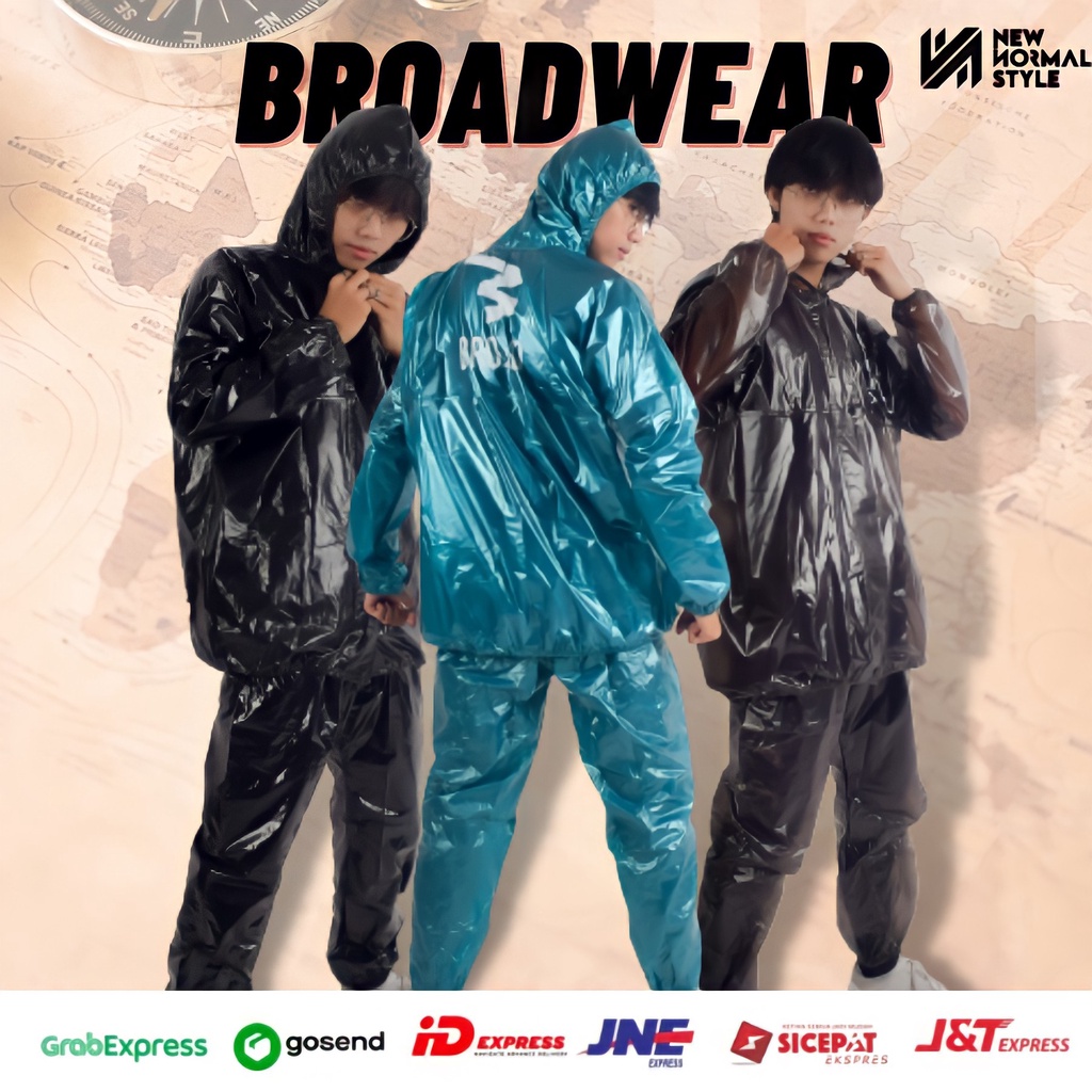 RAINWALK Jas Mantel Mantol Raincoat Hujan Ujan Pria Wanita Dewasa Murah Keren Premium Outdoor