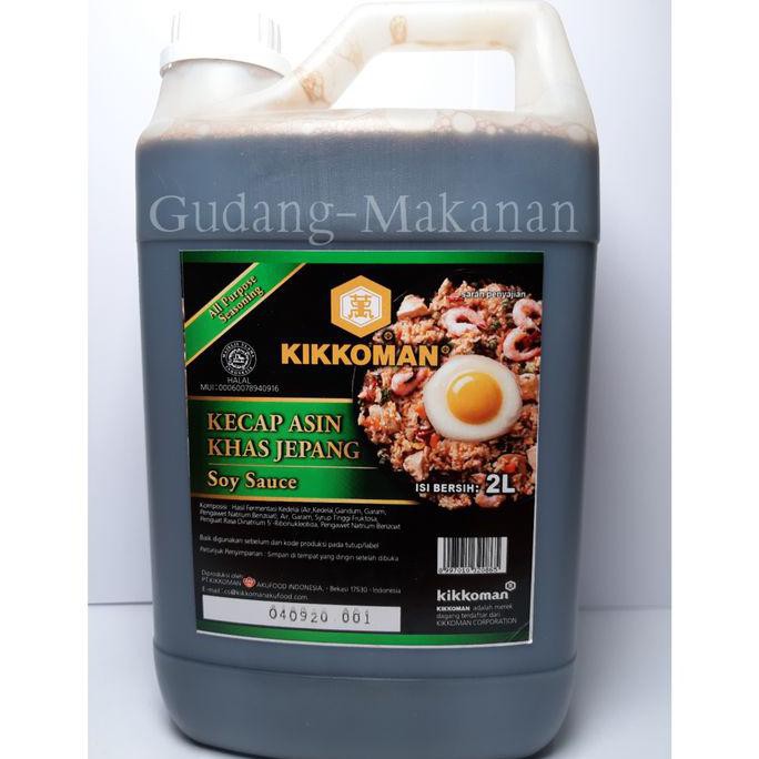 

Kikkoman Soy Sauce - Kecap Asin Khas Jepang 2L - Ekstra Bubble