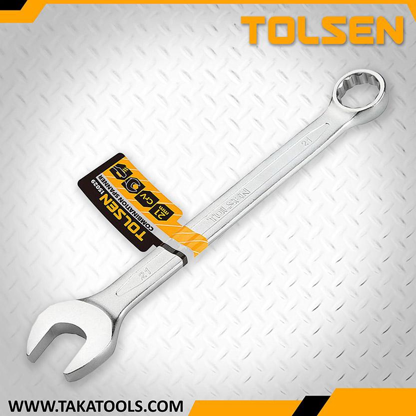 Tolsen Combination Spanner - Kunci Ring Pas Size 22 #15030