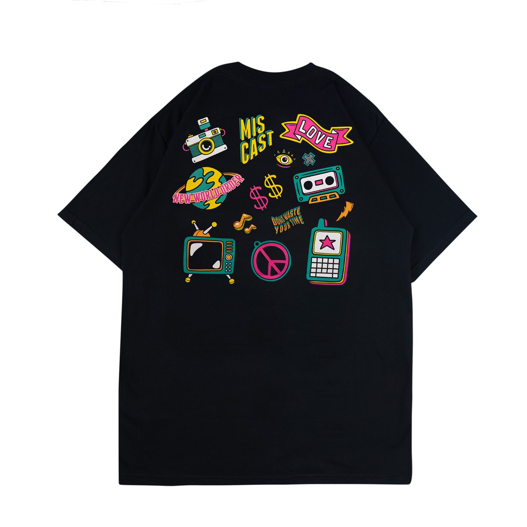 Miscast Kaos - Faux - Hitam