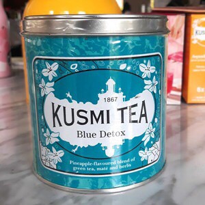 

KUSMI TEA BLUE DETOX 250 GRAM . TEH DARI PARIS WANGI & MENYEHATKAN