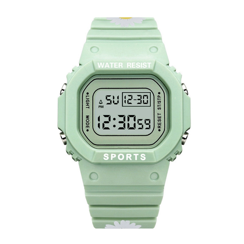 COD JAM TANGAN RUBBER DIGITAL SEGI GROSIR MURAH KARET SPORT LED PRIA WANITA COUPLE W178