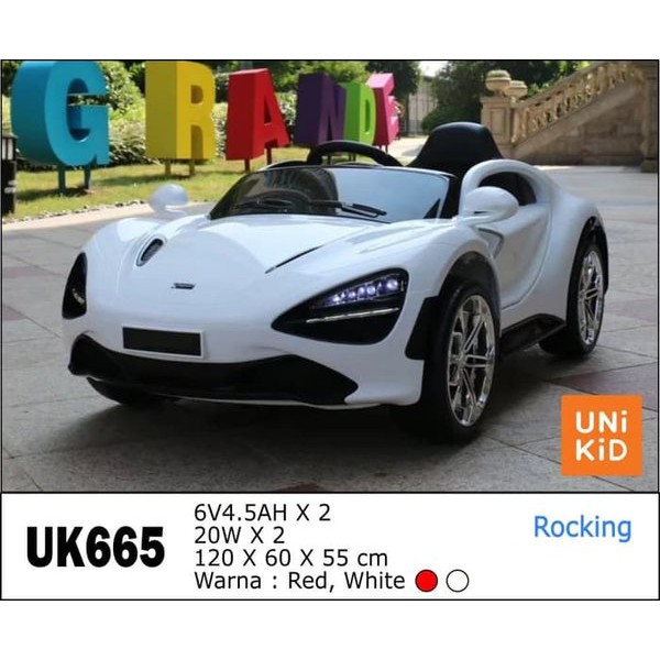 Mobil Aki Anak MClaren Sport Unikid UK-665 Mainan Mobil Anak