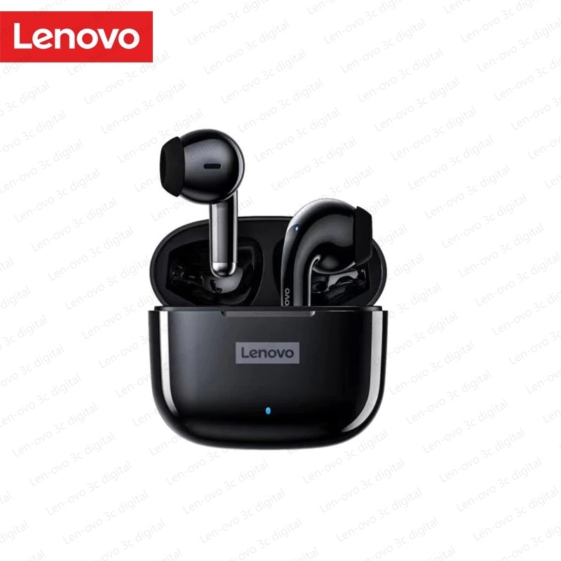 Asli Lenovo LP40s TWS Wireless Earphone Bluetooth 5.0 Dual Stereo Pengurangan Kebisingan Bass Kontrol Sentuh Siaga Panjang 230 mAh