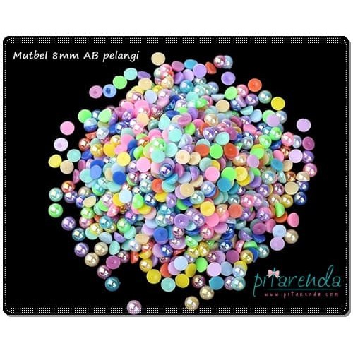 

Jual MTRS 24 Mutbel Half Pearl 8mm AB Pelangi kurang lbh 100 buah terlaris