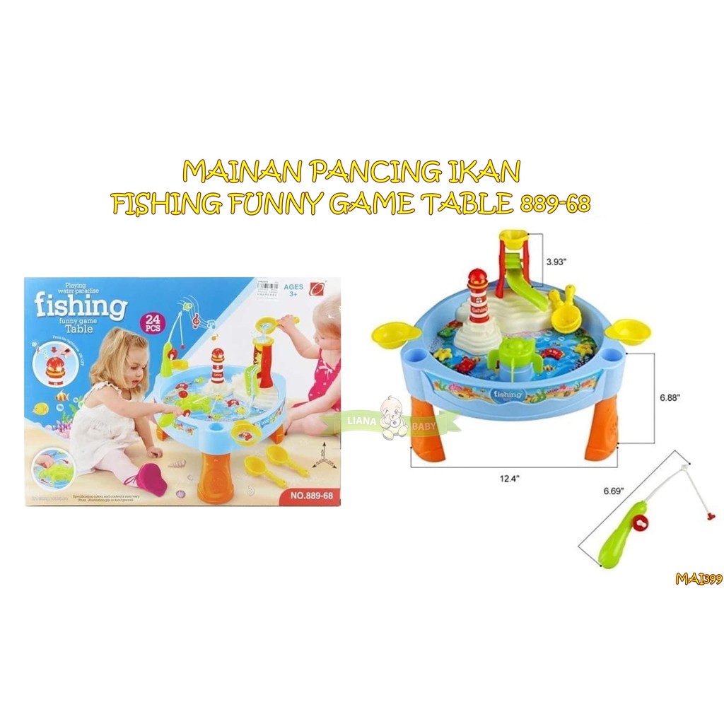 MAI399 MAINAN PANCING IKAN FISHING FUNNY GAME TABLE 889-68