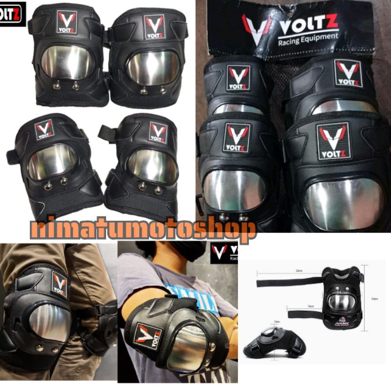 Pelindung kaki tangan touring motor bikers safety deker dekker decker protektor olahraga bersepeda s