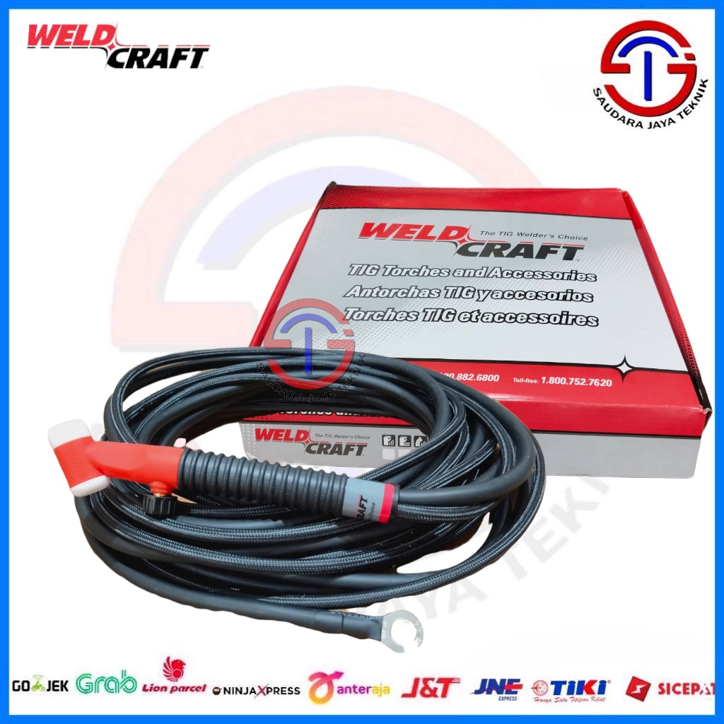 Stang Las Argon TIG Torch WELDCRAFT USA WP - 17 V - 25