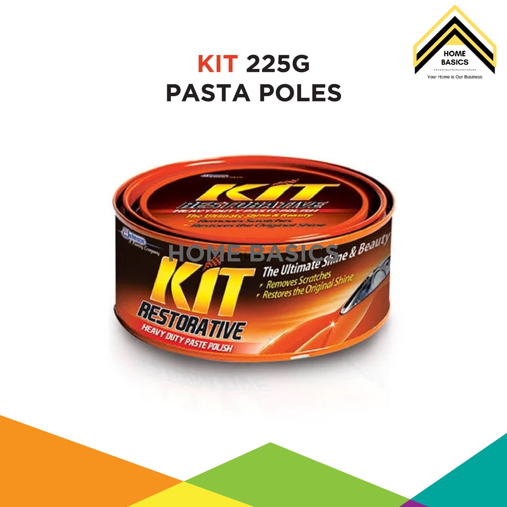 KIT pasta poles / restorative heavy duty paste polish / rubbing compound / rabin