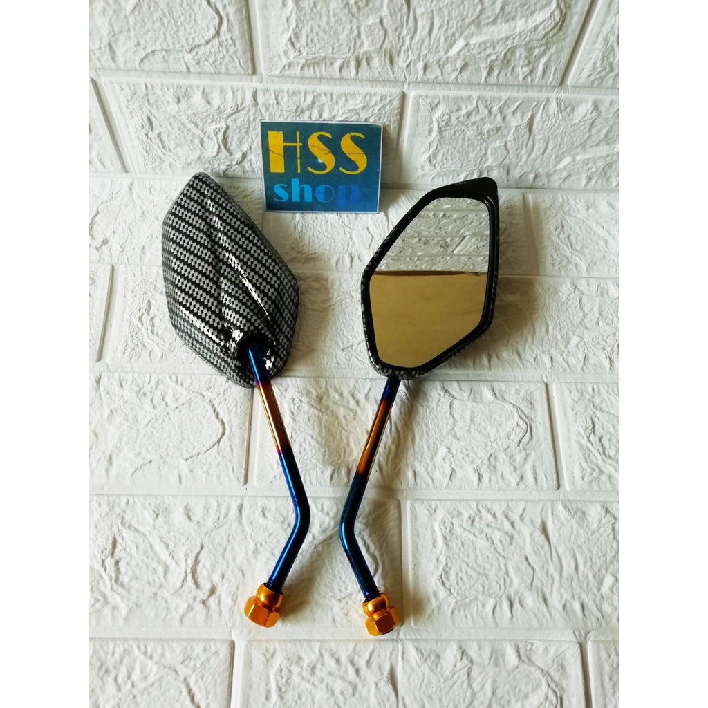 Spion TwoTone Panjang Model jupiter = Mio J, Mio M3, Jupiter Z, MX 135, Rx king, aerox 155, Lexi 125