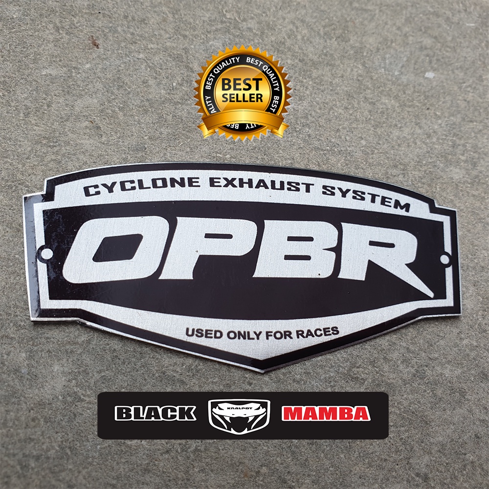 EMBLEM KNALPOT RACING MERK OPBR