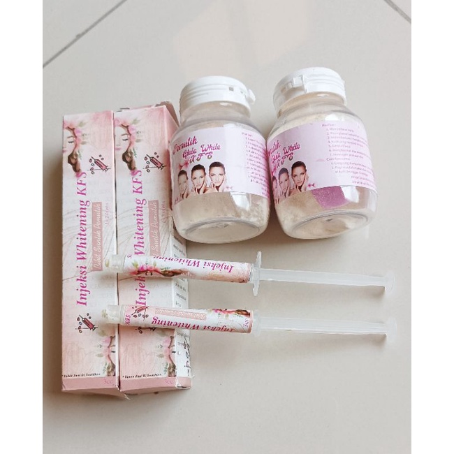 Susu Gluta pemutih KFS/susu collagen+injeksi/bibit pemutih