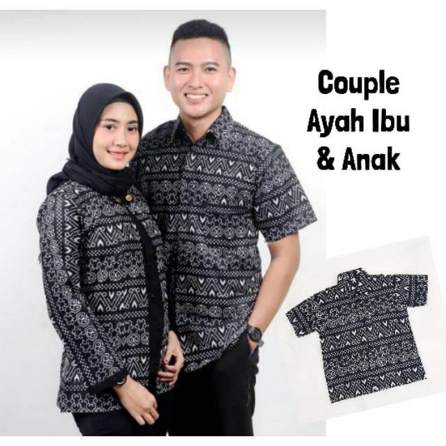 82 Model Baju Batik Atasan Couple Terbaru HD Terbaik