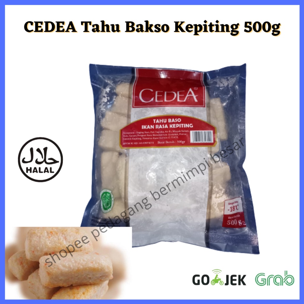 CEDEA Tahu Baso Kepiting 500g