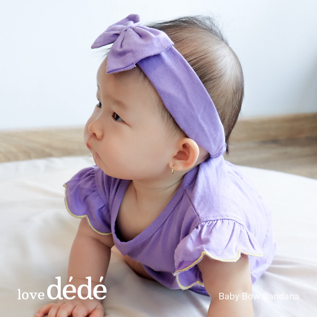 Baby Bow Bandana Lovedede Bando Pita Bayi Lucu KOREAN BANDANA MARYROSE ROSALIE