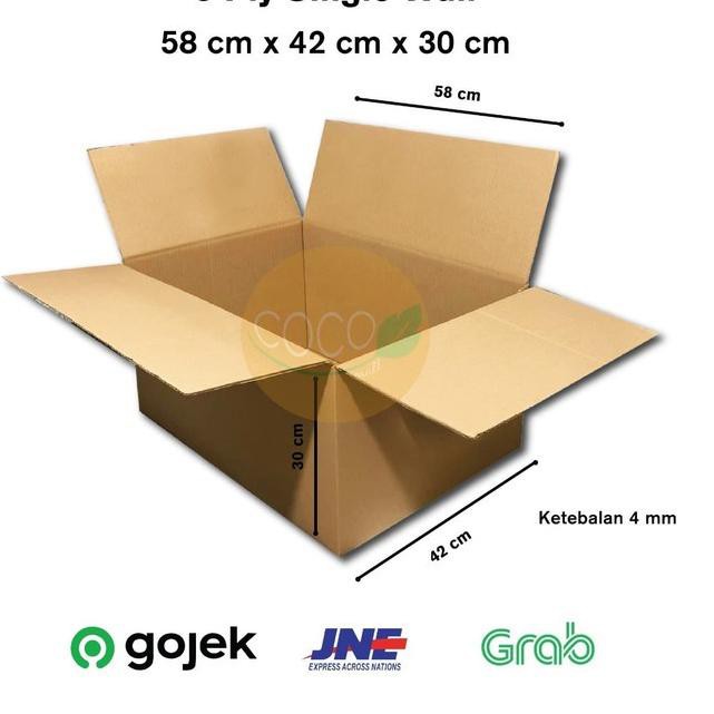

Baru ST889 KARDUS KARTON BOX PACKING POLOS JUMBO BESAR 58x42x30 CM 97 Model Terkini