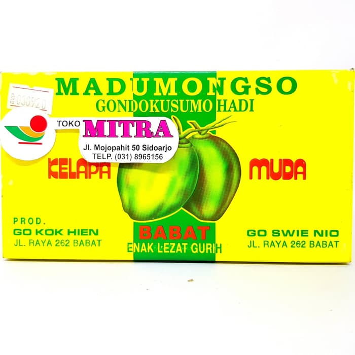 KELAPA MUDA MADU MONGSO 450gr | MADUMONGSO JENANG DODOL GARUT KETAN