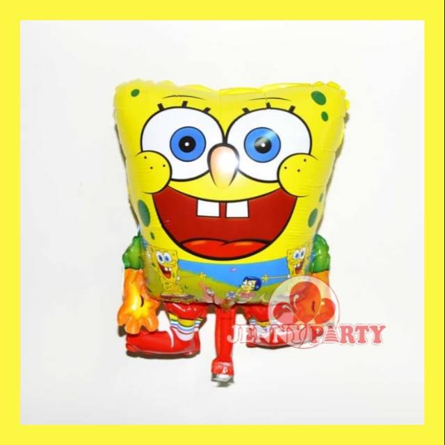 Balon Foil Spongebob Mainan Anak / Souvenir UlangTahun