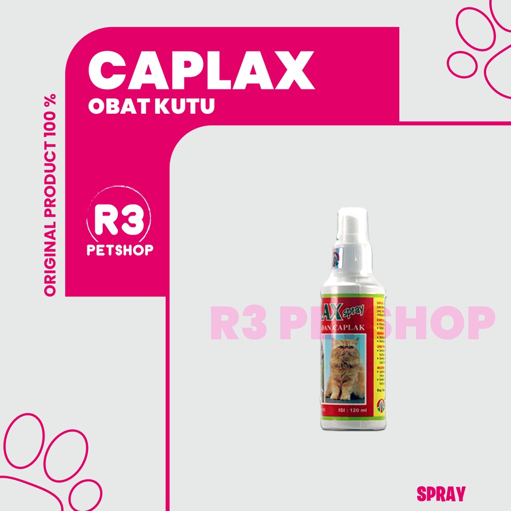 Caplax Spray 120ml Obat anti kutu dan caplak