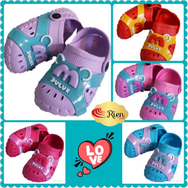 Sandal anak perempuan baim dulux / sendal baim perempuan Dulux