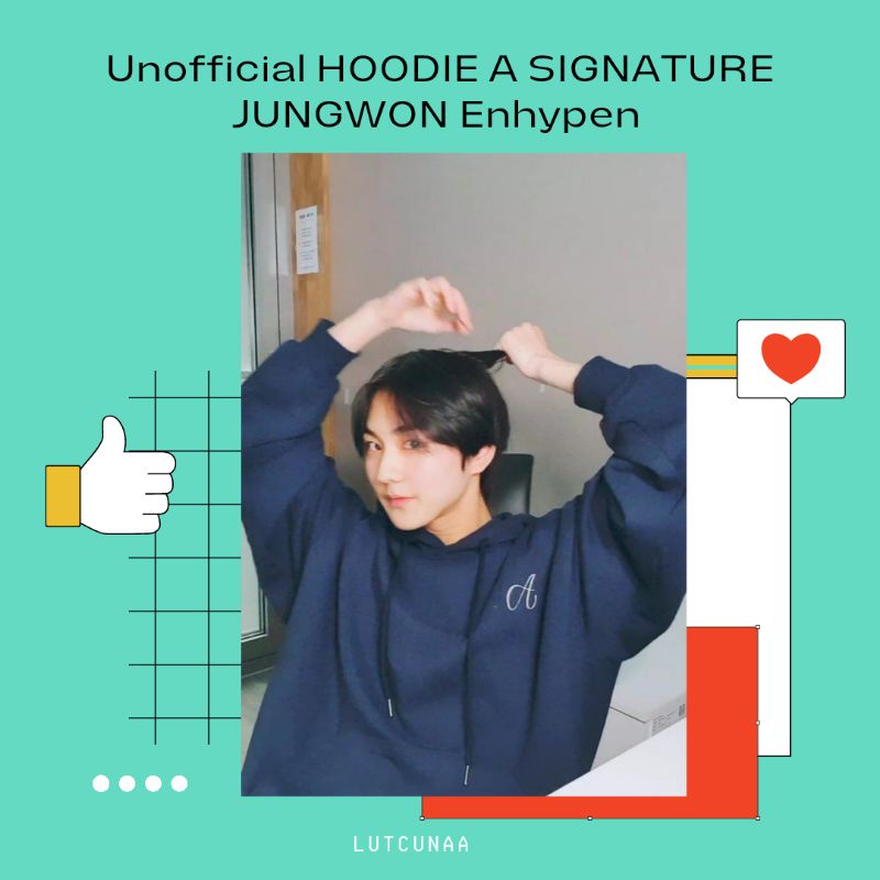 Pre-order Unofficial HOODIE A SIGNATURE JUNGWON SUNOO