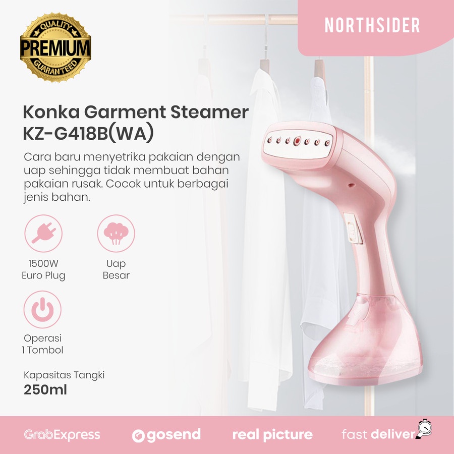 KONKA GARMENT STEAMER HANDHELD | SETRIKA UAP - KZ-G418B(WE)