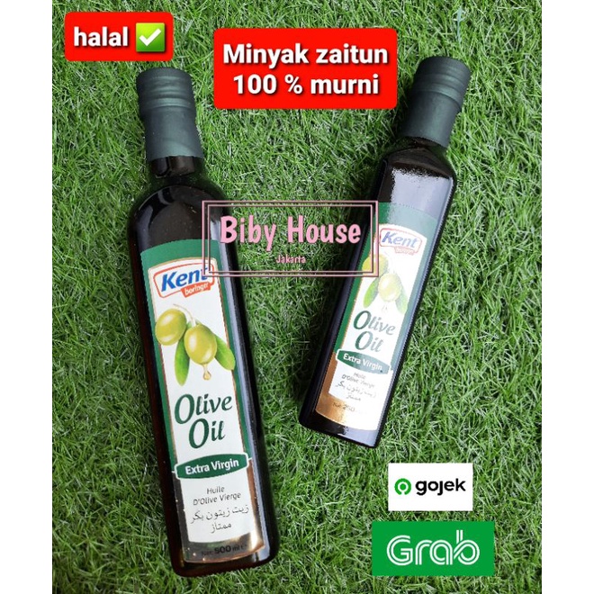 

Minyak zaitun OLIVE OIL EXTRA VIRGIN KENT BORINGER /KENT OLIVE OIL ORIGINAL HALAL