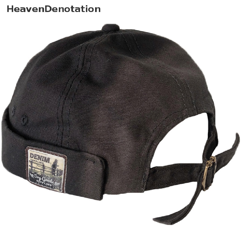 [HeavenDenotation] Fold Skullcap Retro Men Sailor Cap Women Warm Roll Cuff Bucket Cap Brimless Hat