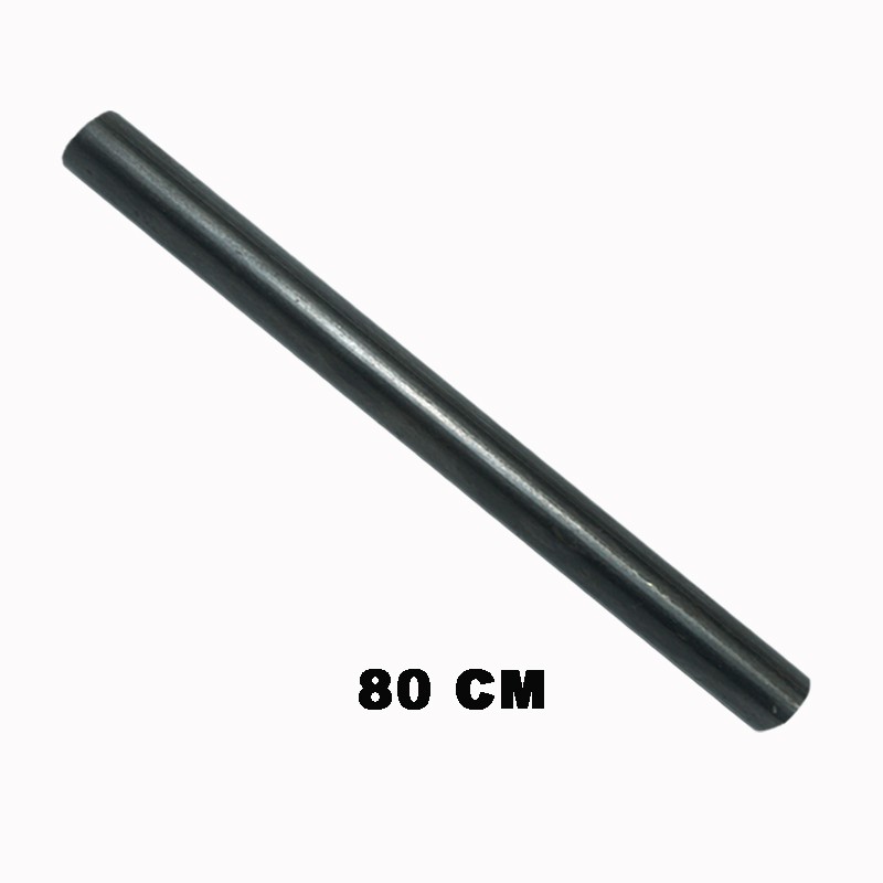 EELIC PIB-LGH3IX2MM PIPA BESI HITAM BULAT POLOS 3" x 2mm PANJANG 80 CM COCOK UNTUK DIY MESIN-MESIN