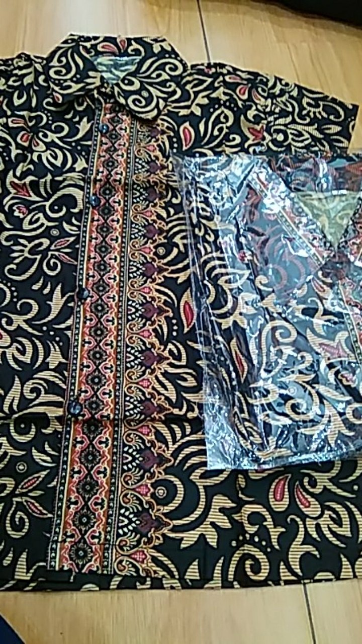 (ori _6 Varian Warna) Wou Batik Couple Amalia Brokat -modern Batik Sarimbit Brokat Kebaya - Bs072