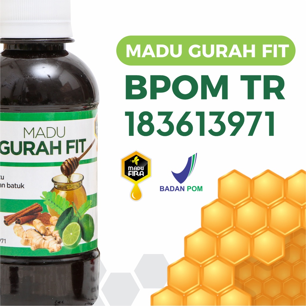 Madu Gurah Fit Obat Flu Batuk Gurah fit Obat Herbal Sakit Tenggorokan Sesak Nafas Sinusitis Asma TB-4