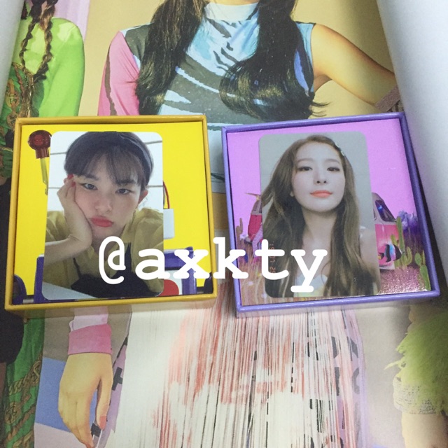 [wtt/nfs] (first press) red velvet - the reve festival day 1 & 2 (SEULGI) kihno photocard to IRENE