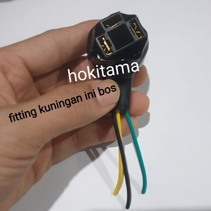 fitting lampu kymco trend 125 jockey 125 sr fiting soket lampu colokan cop socket metica