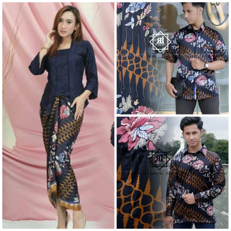 COUPLE KEBAYA MODERN COUPLE KEBAYA KUTUBARU BRUKAT COUPLE KEMEJA BATIK