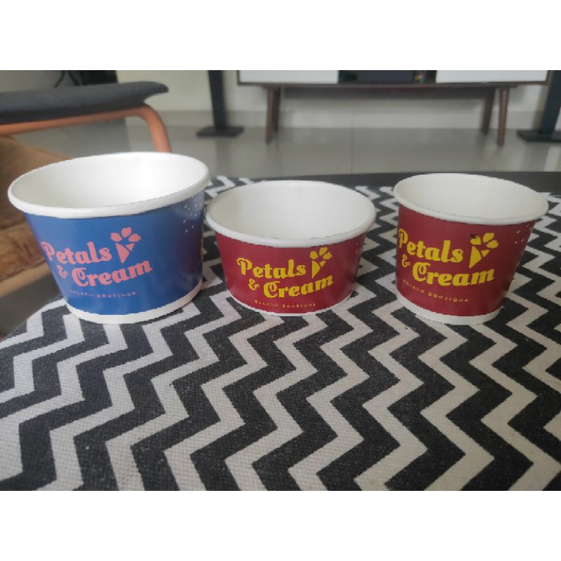 Cup ice cream / gelas kertas