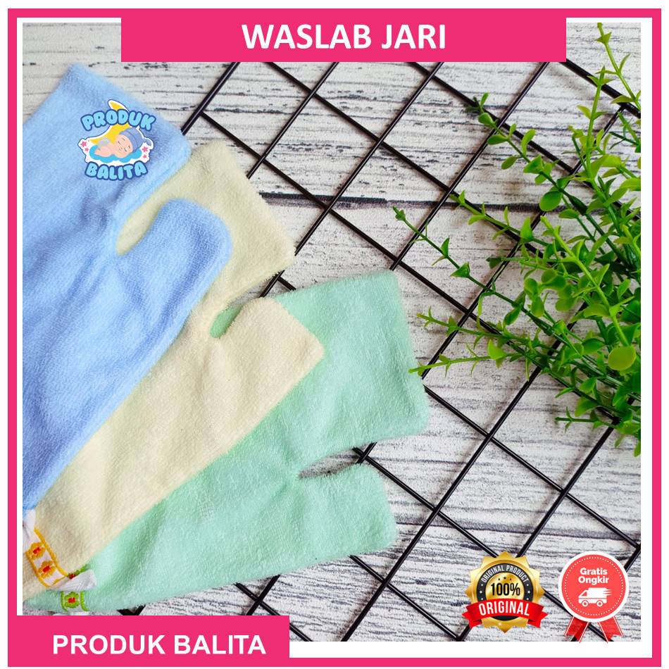 Waslap Bayi Handuk Jari Polos Murah