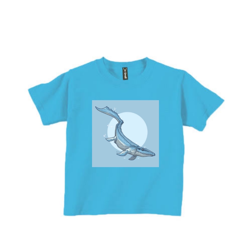 KAOS BAJU T-SHIRT Mosasaurus DINOSAURUS AIR UNTUK ANAK 2-10 TAHUN